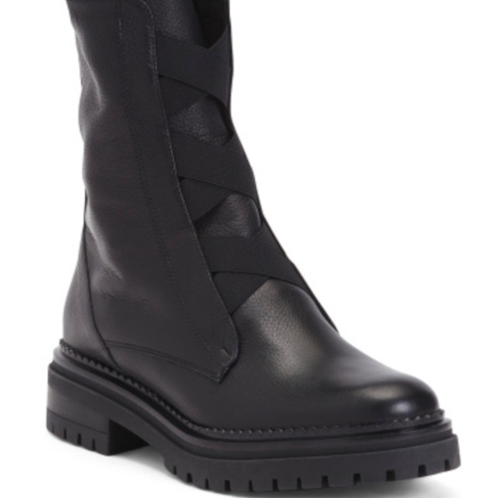 Fabianelli Women Leather Booties Size 8